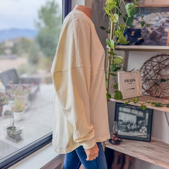 Disneyland Resort Pixie Dust Cream/Gold Spirit Jersey w/ Gold Foil Logo, Large - Picture 9 of 10